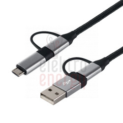 USB nabíjací kábell, 4in1,...