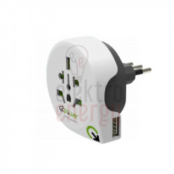 Q2 power Cestovný adaptér...