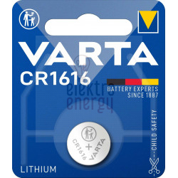 VARTA Lithium 6616 CR1616 BL1
